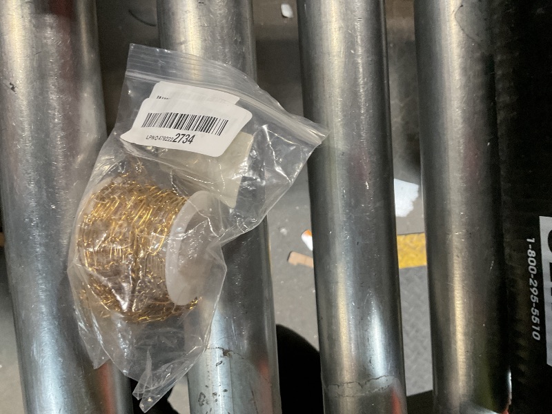 Photo 1 of [16.5FT] 18K Gold Plated Paperclip Chains for Jewelry Making, 4.3mm Wide 304 Stainless Steel Paperclip Link Chain Roll Bulk for DIY Jewelry Making Craft