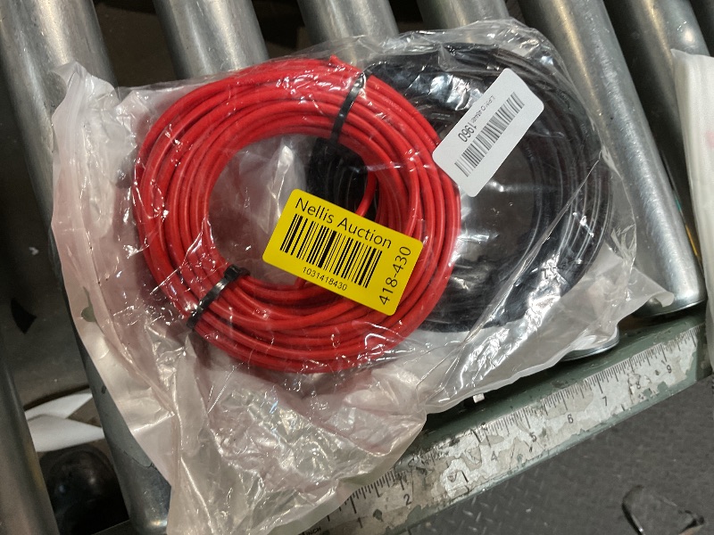 Photo 1 of 12 Gauge Wire 50 Feet, 12 AWG Pure Copper Wire, 12AWG Red and Black Oxygen Free Stranded Low Voltage Wire for Solar Panel, Automotive, Audio Auto, LED Lighting, Generator(12 AWG 50FT)
