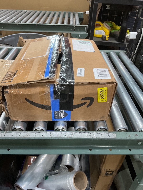 Photo 1 of ***HARDWARE  LOOSE IN PACKAGE*** YATINEY Small Computer Desk with Charging Station and LED Lights, Gaming Desk with Monitor Stand, 2-Tier Home Office Desk with 4 Side Hooks, for Living Room, Home Office, Black DN01UDBBY2