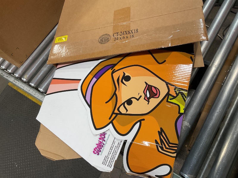 Photo 1 of **Minor damage from being folded ** Cardboard People Daphne Life Size Cardboard Cutout Standup - Scooby-Doo! Mystery Incorporated