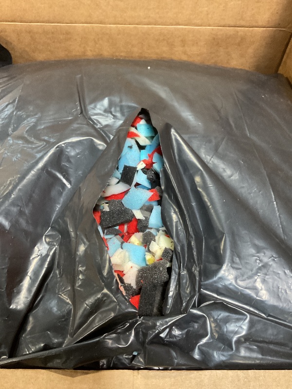 Photo 1 of **1Big bag** HONEHO 10lbs Shredded Memory Foam Bean Bag Filler, Soft and Convenient Bean Bag Filling Pillow Stuffing for Beanbag, Couch, Cushion, Stuffed Animals, Dog Bed, Arts Crafts