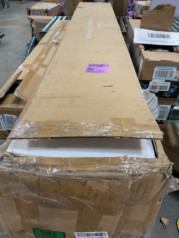 Photo 1 of *** BOX 2 ONLY***Modway Resort Twin Size Platform Bed with Arch Shaped Round Headboard in Alabaster, Upholstered Bed Frameain-Resistant Performance Velvet, Soft Cloud Bed Frame, No Box Spring Needed