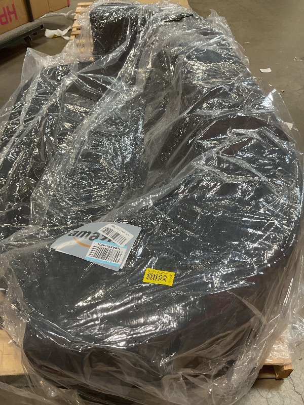 Photo 1 of **DIRT**UKMTUET 79" Convertible Folding Sofa Bed, Boneless Sleeper Sofa Couch for Small Spaces, Futon Couch Bed with Pillow & Blanket, Comfy Modern Memory Foam Sofa for Living Room & Bedroom (Black)