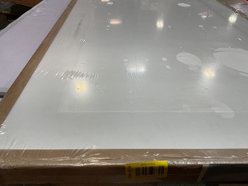 Photo 1 of **DIRT FROM TRANSPORT **30"x80" 2-Panel Shaker Style White Primed Hollow Core Interior Molded Door Slab, NOT Included Hardware, Pre-Assembled Interior Door for Pantry, Laundry, Closet