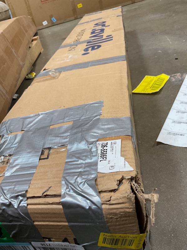 Photo 1 of **DIRT. DENTS**Ortaville 60" Floating Mantel Shelf - Modern White Fireplace Mantel with Matte Lacquer Finish for Living Room Elegance (60", Black)