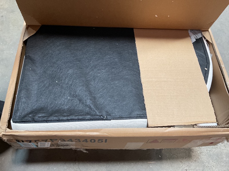 Photo 1 of *** BOX ONE ONLY***Christopher Knight Home Lanet Linen Upholstered King Size Bed Frame with Headboard, Modern King Bed Frame and Headboard, Wooden Slats Support, Easy Assembly, No Box Spring Needed, Beige