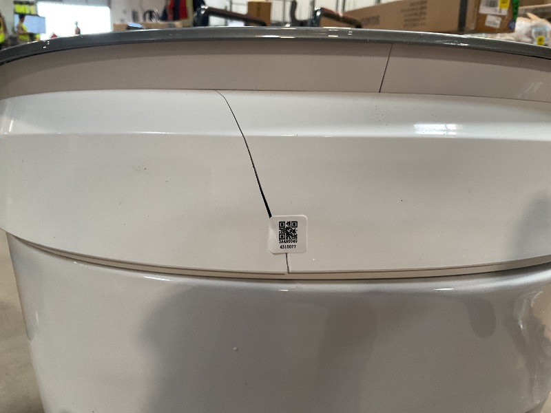 Photo 1 of *** MINOR DAMAGE ***WOODBRIDGE Smart Toilet, Auto Open & Close, Auto Flush, Foot Sensor, Cleaning Foam Dispenser, Heated Seat and Chair Height Design, EBT230