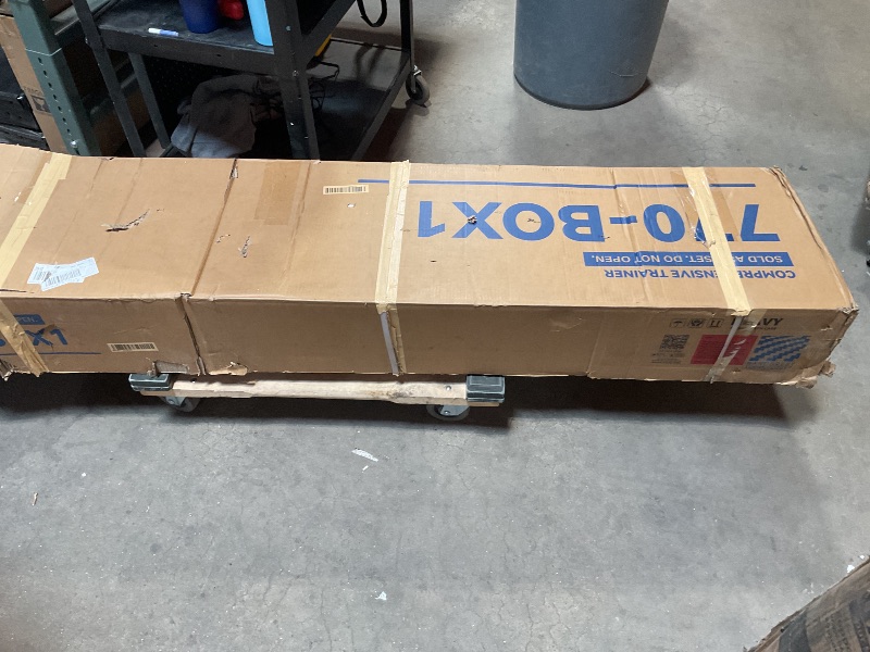 Photo 1 of *** BOX ONE ONLY ***Fitvids Multifunctional Home Gym Equipment with 160 lbs Weight Stack, Full Body Workout Weight Machine, Strength Training Exercise Equipment with Pulley System & Leg Press, All-in-One Workout Station