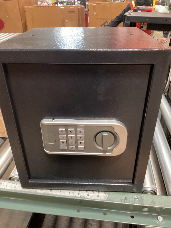Photo 1 of [14.17" Tall]Safes for Home, 2.0 Cuft Security Safe Box with Fireproof Waterproof Money Bag, Home Safes with Electronic Keypad Spare Key, Smart Alert, Digital Safety Box for Document Valuables Jewelry