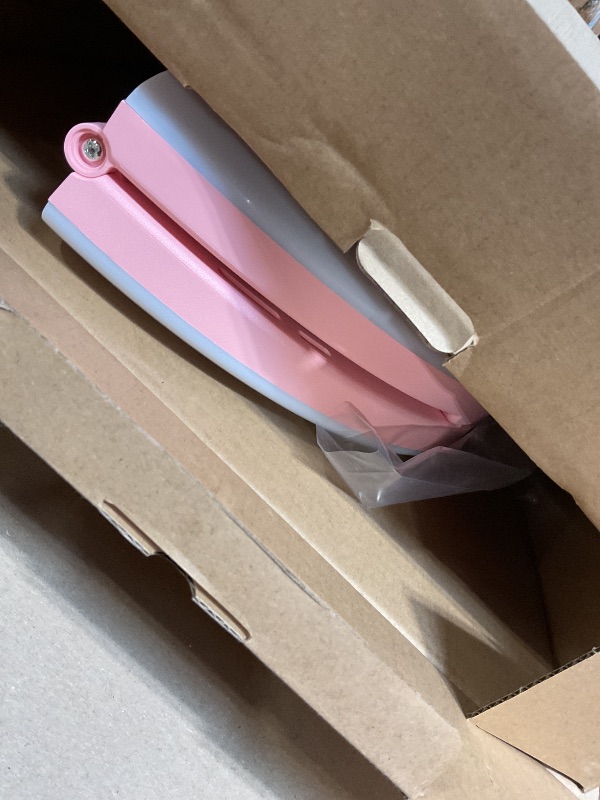 Photo 1 of 22" Foldable Ring Light with Stand for iPhone ipad, 75" Tripod with Wheels 50W 6500K LED Display/2 USB Ports Large Ringlight Rolling, Tattoo Barber Makeup Studio Video Photography Lighting(Pink)