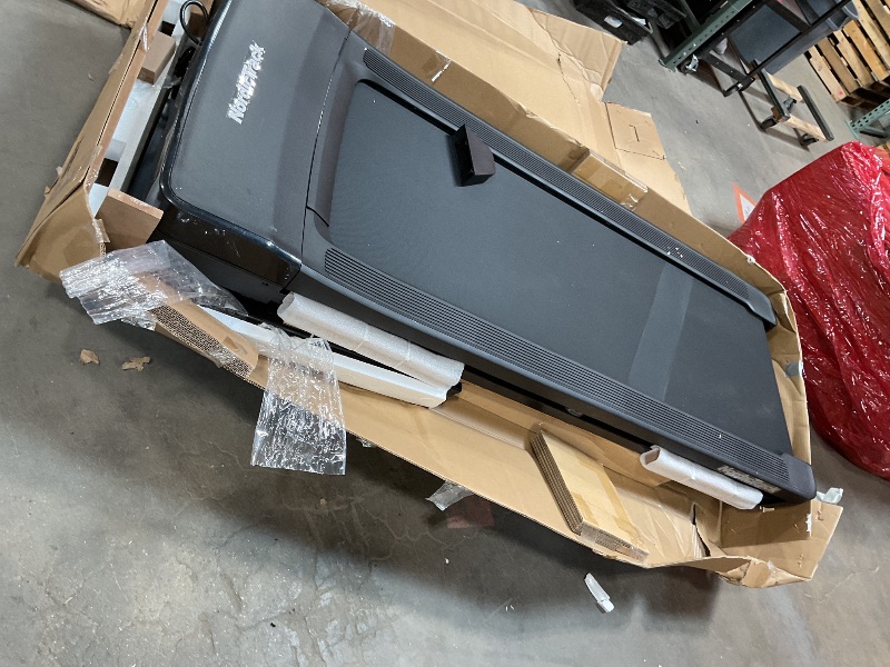 Photo 1 of ***FOR PARTS/ DISPLAY DSMAGED /MISSING ASSEMBLY HARDWARE*** NordicTrack T Series 10 Treadmill with 10" Tilting Touchscreen and Compact Design