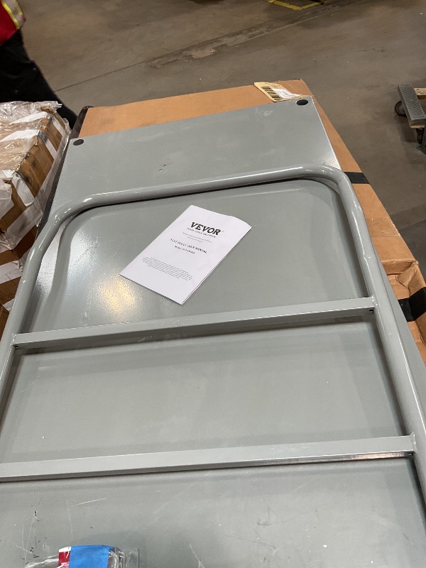 Photo 1 of **ONLY THREE WHEELS**VEVOR Platform Truck, 2000 lbs Capacity Steel Flatbed Cart, 47" Length x 24" Width x 32" Height Flat Dolly, Hand Trucks with 5" Nylon Casters, Heavy-Duty Utility Push Carts for Luggage Moving