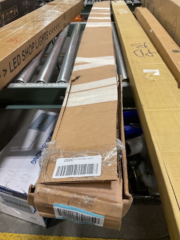 Photo 1 of **DIRTY (HAIR OR DUST)** Cordless Light Filtering Mini Blind - 60 Inch Width, 64 Inch Length, 1" Slat Size - Pearl White - Cordless GII Morningstar Horizontal Windows Blinds for Interior by Achim Home Decor