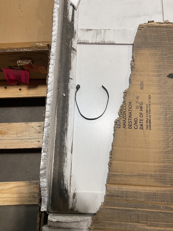 Photo 1 of *** MAJOR DAMAGE ***Sauder Select Storage Cabinet/ Pantry cabinets, White finish