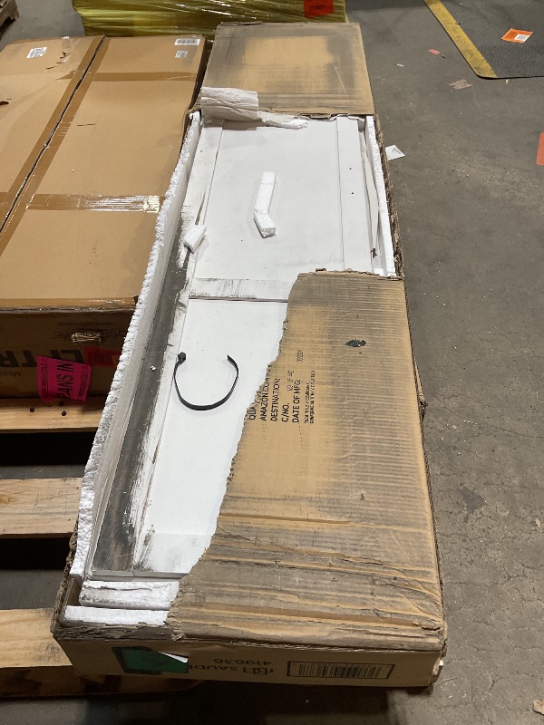 Photo 1 of *** MAJOR DAMAGE ***Sauder Select Storage Cabinet/ Pantry cabinets, White finish