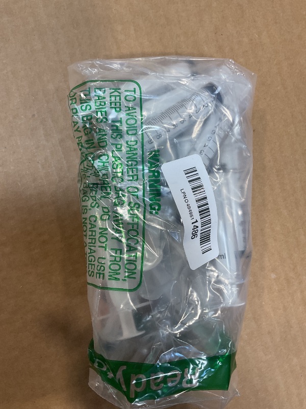 Photo 1 of 25 Packs 10ml Plastic Syringe, Luer Slip Tip with Cover Cap, Syringes for Liquid Jello Shots, Measuring, Watering, Refilling, Feeding