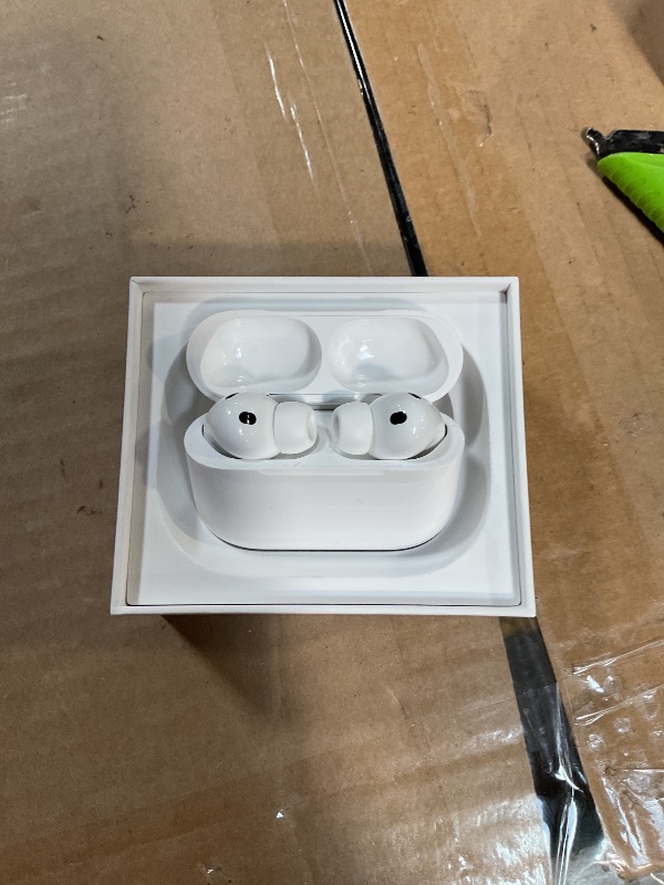Photo 1 of **PARTS ONLY**   **STILL CONNECTED TO OLD ACCOUNT**   Apple AirPods Pro 3 Wireless Earbuds, Active Noise Cancellation, Live Translation, Heart Rate Sensing, Hearing Aid Feature, Bluetooth Headphones, Spatial Audio, High-Fidelity Sound, USB-C Charging