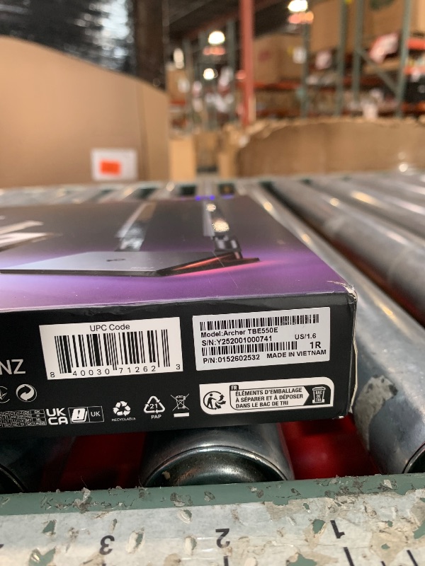 Photo 1 of **FOR PARTS ONLY (DEFECTIVE)** TP-Link WiFi 7 BE9300 PCIe WiFi Card for Desktop PC(Archer TBE550E), Tri-Band Wireless Adapter, Bluetooth 5.4, Multicolor Status LED, Supports AMD/Intel Motherboard, Not Compatible with Windows 10