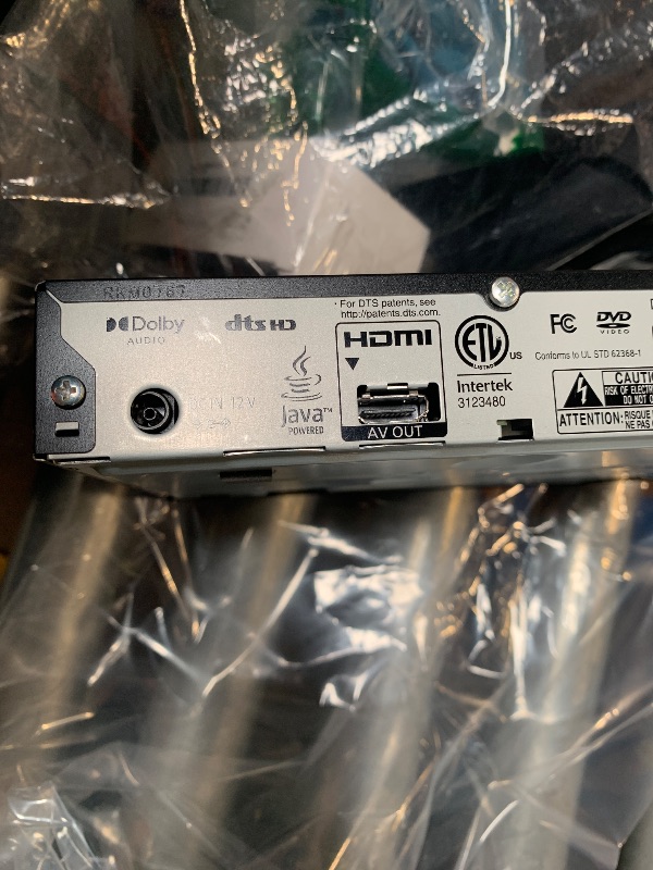 Photo 1 of ** MISSING POWER CORD** Panasonic Blue Ray Player with Full HD Picture Quality and Hi-Res Dolby Digital Sound, DMP-BD84P-K Blu Ray DVD Player, Black