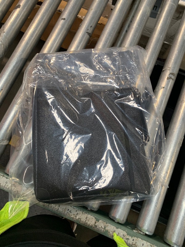 Photo 1 of **MINOR DAMAGE (broken lock)** RERAMDO Fireproof Document Bag 14.5"X11"X2.5" Fireproof Money Bag for Cash With Lock and Zipper,Fire&Waterproof Storage Organizer Pouch for Valuables,Legal Document,Laptop,Passport,(Black)