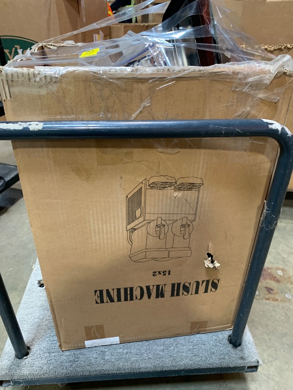 Photo 1 of ***FOR PARTS ONLY /NON-FUNCTIONAL** Commercial Slushy Machine, 8Gal/30L, 4Gal×2 Tanks Commercial Margarita Machine, 110V Commercial Slushie Machine, Frozen Drink Machine for Restaurant Bar Home Party Cocktail Alcohol Beverage