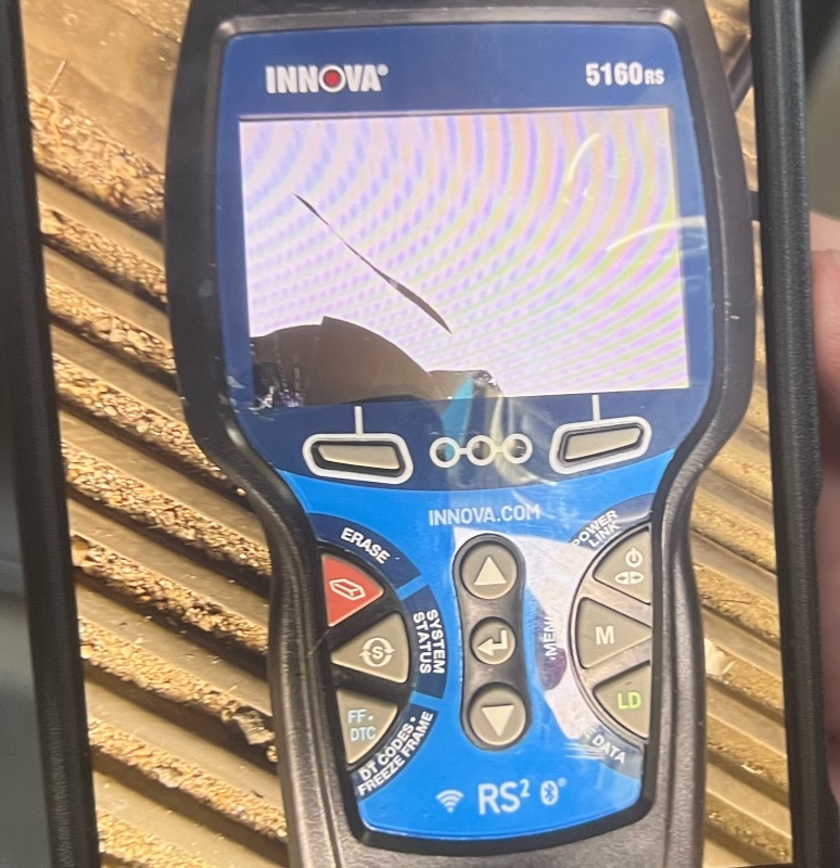 Photo 1 of **FOR PARTS / NON-FUNCTIONAL** INNOVA 5160RS, OBD2 Bidirectional Scan Tool, OE-Level All System Diagnostics, Reset Oil Light/Battery/EPB/SAS/DPF, Mechanic Recommended Fixes & Parts, TSBs, 1yr Warranty, Free Updates