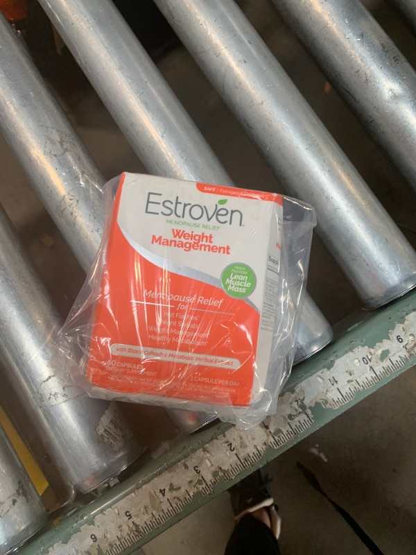 Photo 1 of **MINOR DAMAGE TO BOX ** Estroven Weight Management for Menopause Relief - 60 Ct. - Clinically Proven Ingredients Help Manage Weight, Provide Night Sweats & Hot Flash Relief - Drug-Free & Gluten-Free