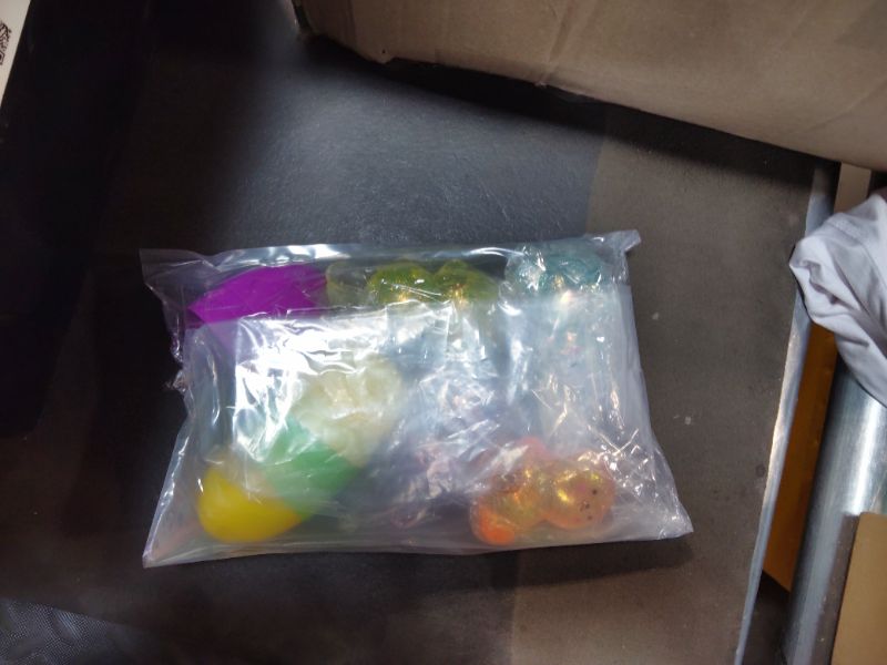 Photo 1 of ***PARTIAL SET /MISSING PIECES *** PARSUP Easter Marble Eggs with Fidget Bunny for Easter Theme Party Favors, Supplies for Easter Egg Hunt, Basket Stuffers/Fillers, Classroom Prize Supplies Toddler Boys Girls