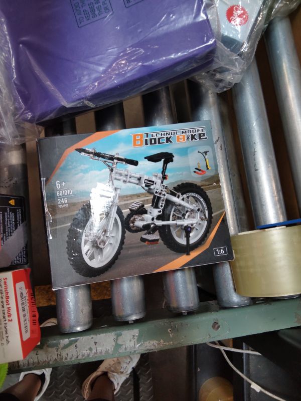 Photo 1 of **MISSING PIECES *** Foldable 1:6 Bicycle Building Blocks Set for Boys 8-12, Compatible with Lego Technic Motorcycle, Mountain Bike Building Kit STEM Educational Dirt Bike Stunt Bike Building Toys Gift for Kids (246 PCS)