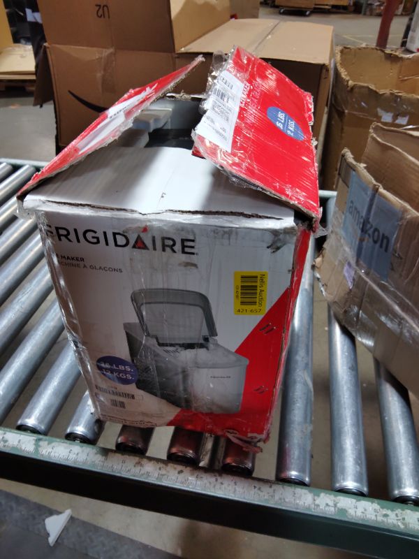 Photo 1 of ***FOR PARTS ONLY / NON-FUNCTIONAL*** Frigidaire 26 Lbs per Day Portable Compact Maker, Ice Making Machine, Stainless, Medium