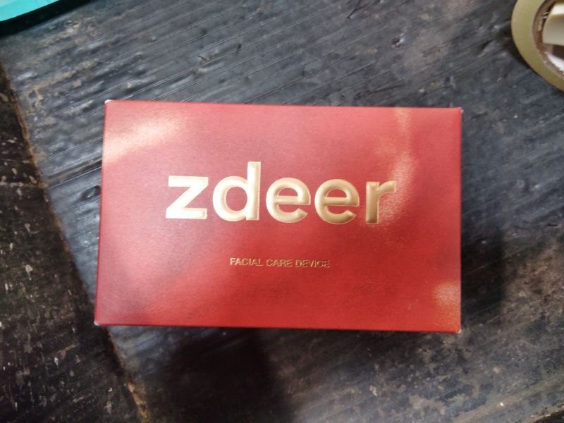 Photo 1 of ***FOR PARTS /BROKEN*** ZDEER LED Red Light Therapy for Face & Neck Massager Facial Care Device – Electric Gua Sha Brass Tool with Heat & Vibration for Firming, Sculpting & Skincare, Red