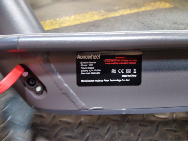 Photo 1 of ***FOR PARTS/ NON-FUNCTIONAL/ MISSING CHARGING CABLE **** Aovowheel Electric Scooter for Adults, 10'' 500W Motor, Max 23 Miles Range, 19 Mph Top Speed with Dual Suspension, Portable Folding E-Scooter for Commuting, Electric Scooter