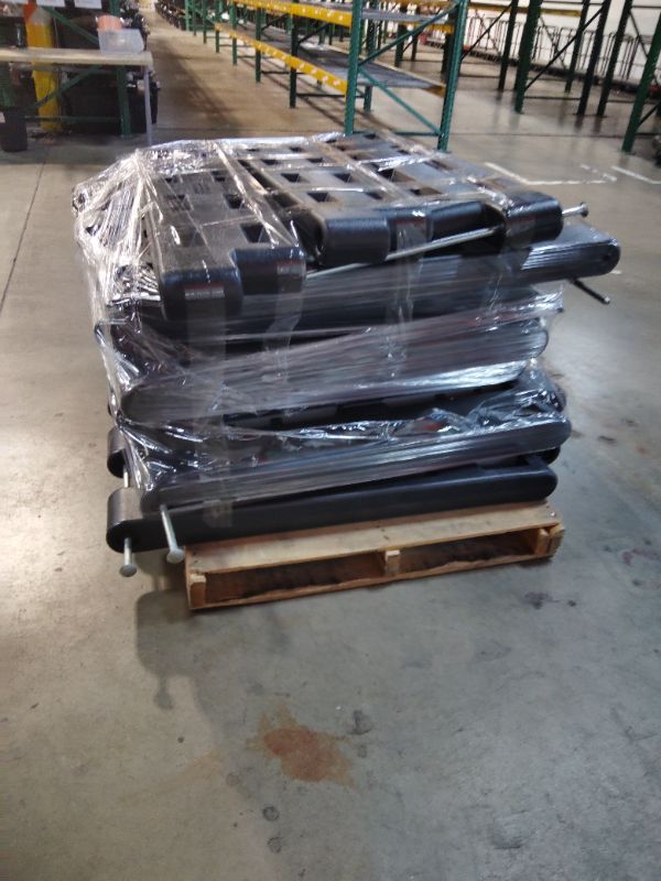 Photo 1 of ** SELLING FOR PARTS PARTIAL SET. DIRT FROM TRANSPORT**Gaga Ball Pit w/Steel Spike - Inground Mount - Easy Setup for Outdoor Use - Perfect for Schools, Churches, Camps, Municipal and Home Use - Made in USA, Black (Black, 15 Foot)