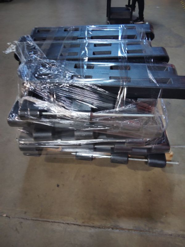 Photo 1 of ** SELLING FOR PARTS PARTIAL SET. DIRT FROM TRANSPORT**Gaga Ball Pit w/Steel Spike - Inground Mount - Easy Setup for Outdoor Use - Perfect for Schools, Churches, Camps, Municipal and Home Use - Made in USA, Black (Black, 15 Foot)