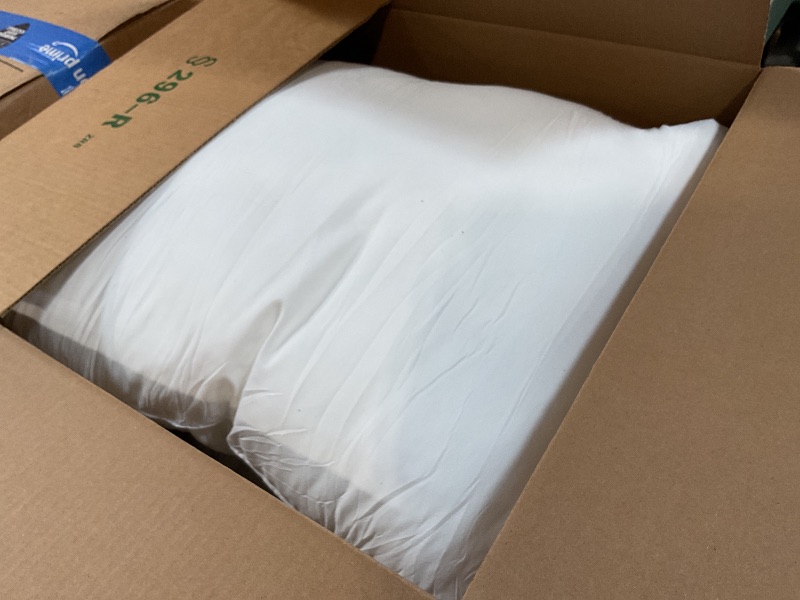 Photo 1 of 100% Stain Resistant & Waterproof Standard Size Pillow Protectors with Zipper Set of 2 - Bed Bug & Dust Mite Proof White Pillowcases - Breathable, Comfortable Covers for Pillows, 21 x 27 Inches