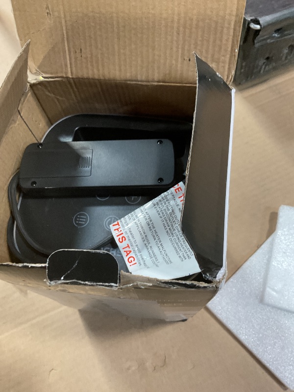 Photo 1 of ***FOR PARTS***  Small Portable Space Heater for Indoor Use - VOCRS 1500W PTC Electric Heater with Thermostat, Remote Control, 12H Timer, Eco and Fan Mode, Rapid and Safe Heating for Bedroom, Office