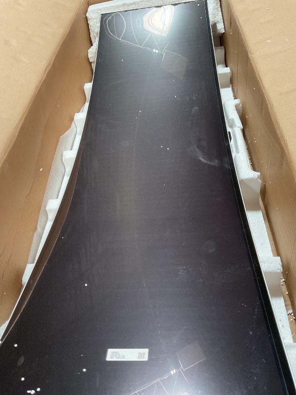 Photo 1 of ** DAMAGE TO SCREEN**   Samsung 49" Odyssey G93SC Series Curved Gaming Monitor, QD-OLED, 240Hz, 0.03ms, DQHD, G-Sync Compatible, FreeSync Premium Pro, Adjustable Stand