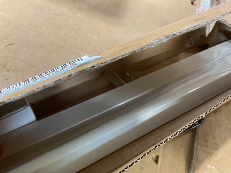 Photo 1 of **DIRTY** LazBlinds Cordless Cellular Shades for French Doors, No Drill French Door Blinds for Privacy, Blackout Light Blocking Honeycomb Shades for Sliding Doors Front Door Patio, 1 Pack, 18" W x 24" H, White