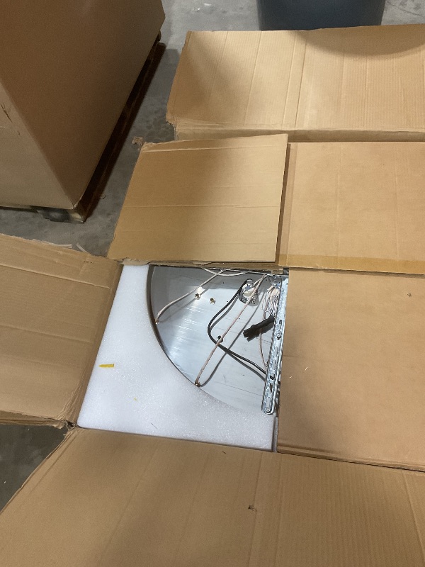 Photo 1 of ** POSSIBLY FOR PARTS/MISSING ASSEMBLY PIECES*** HAIXIANG Chandelier for Living Room Dining Room Modern LED Light Chandeliers Fixtures Remote Dimmbale Lighting Gold Crystal Lights