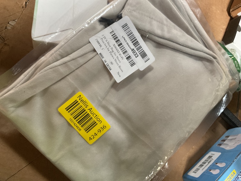 Photo 1 of 2 PCS Dust Bag for Shoes and Purses, Cloth Bag With Drawstring Handbag Dust Cover Bags Large Cotton Drawstring Storage Bags, Beige ShoeBag Multi Purpose Protective Pouches for Purses Shoes Boots