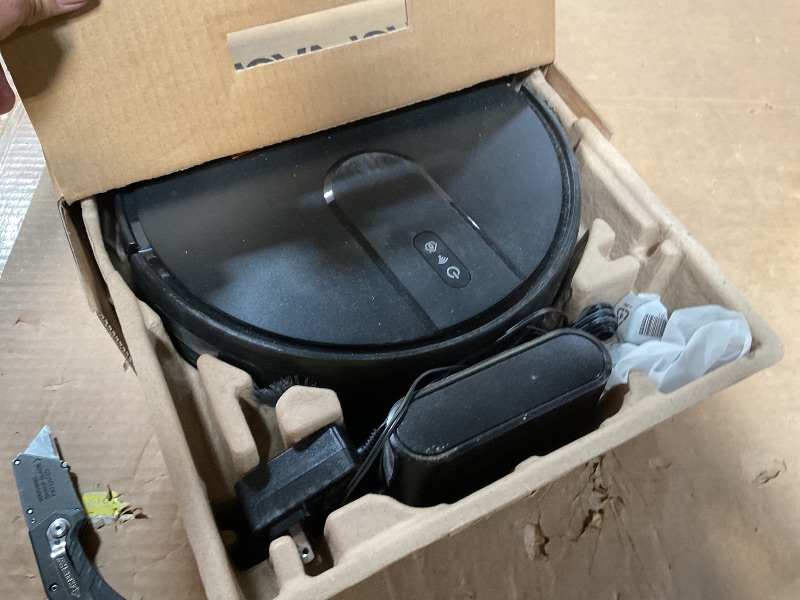 Photo 1 of *PARTS ONLY*    ROPVACNIC Robot Vacuum Cleaner Robot Vacuum and Mop Combo with 5200Pa Suction, Personalized Cleaning Adjustments, Self-Charging Robotic Vacuum Cleaner, Advanced Obstacle Avoidance