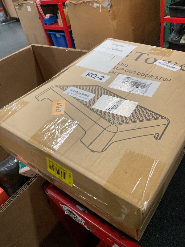 Photo 1 of HBTower Step Stool, Mobility Step Stool for Adults & Seniors, Non-Slip Step Platform Indoor and Outdoor, Portable Step Riser, Safety Step for Car, Bedside, Office, Shower, Stairs, Black