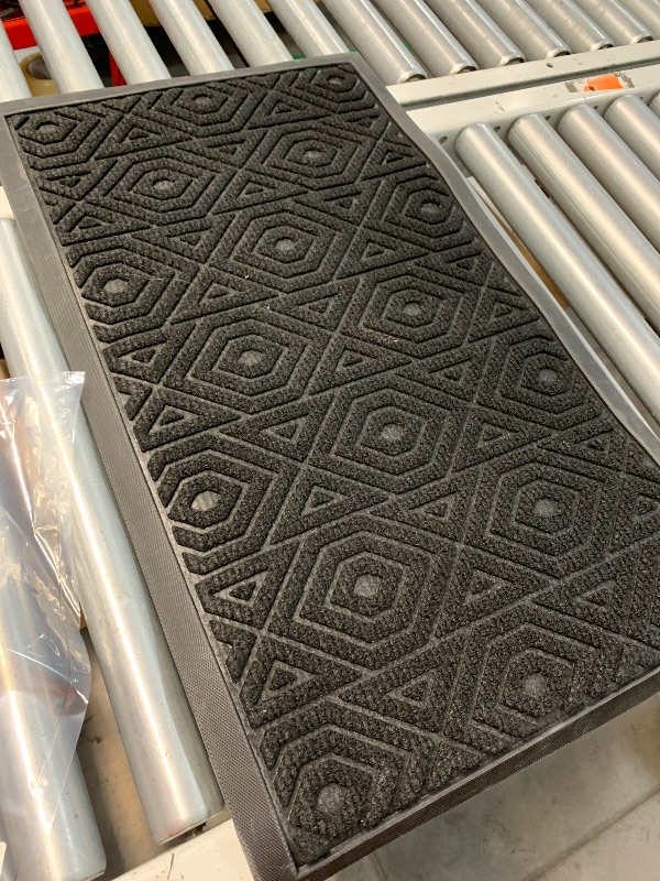 Photo 1 of (see all images)  Front Door Mat Outside Entrance, Heavy Outdoor Indoor Natural Rubber Welcome Mat, Non Slip, Stain 
