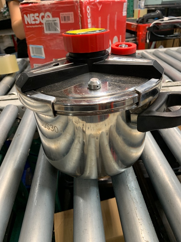 Photo 1 of (missing pieces) 3-In-1 304 Stainless Steel Pressure Cooker 6.3 QT: [Explosion-Proof] [3 PSI Settings], One-Hand Locking