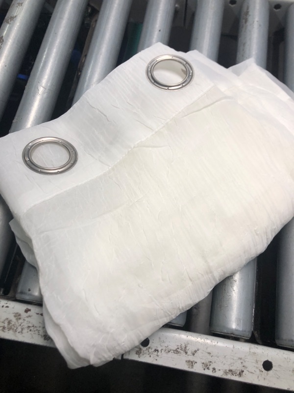 Photo 1 of (see all images) No. 918 Erica Crushed Sheer Voile Grommet Curtain Panel 51” x 84”