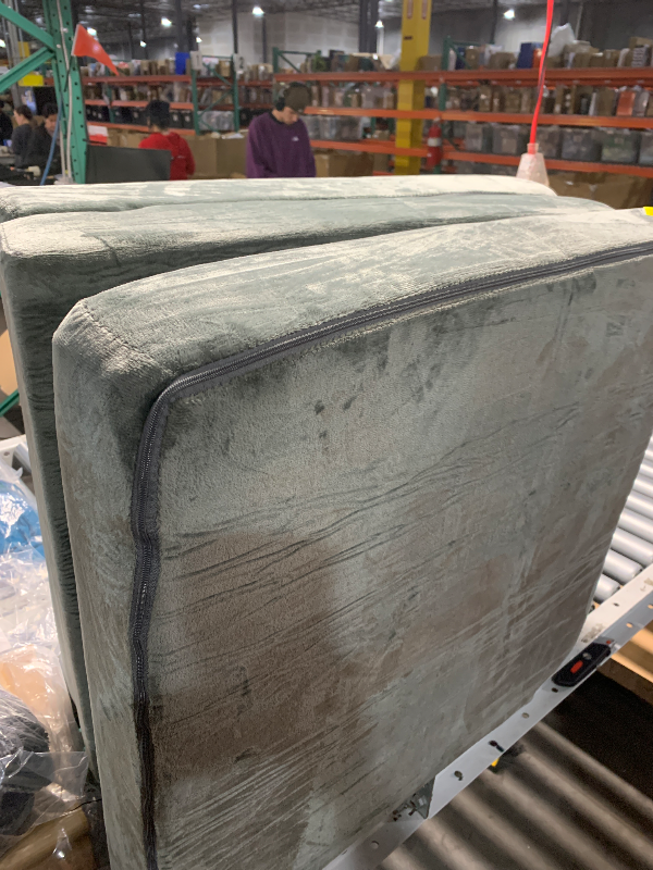 Photo 1 of (please see ALL images) Tri-Fold Memory Foam Mattress, 6 inch Portable Floor Mattress Twin Size, Folding Mat for Travel