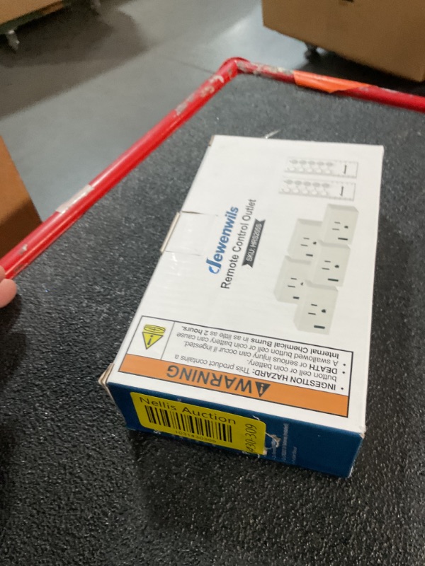 Photo 1 of DEWENWILS Indoor Remote Control Outlet, Wireless Remote Outlets Switch, 200FT Range, Remote Light Switch for Lights, Fans, Christmas Lights, 15A/1800W?FCC & ETL Listed (5 Outlets + 2 Remotes)