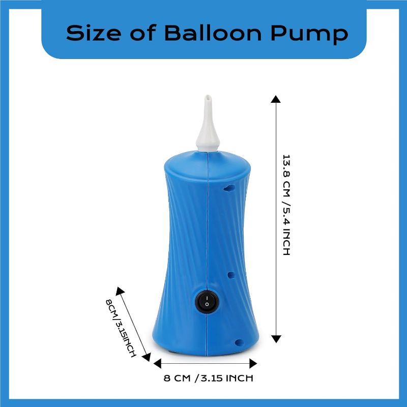 Photo 2 of ***MISSING NOSSLE*****

Kusamue Balloon Pump Electric Air Pump for Long Balloon Inflator Blower Machine for Birthday Party Celebration Balloons Decorations for Foil Twisty Animal Balloons(Blue)…