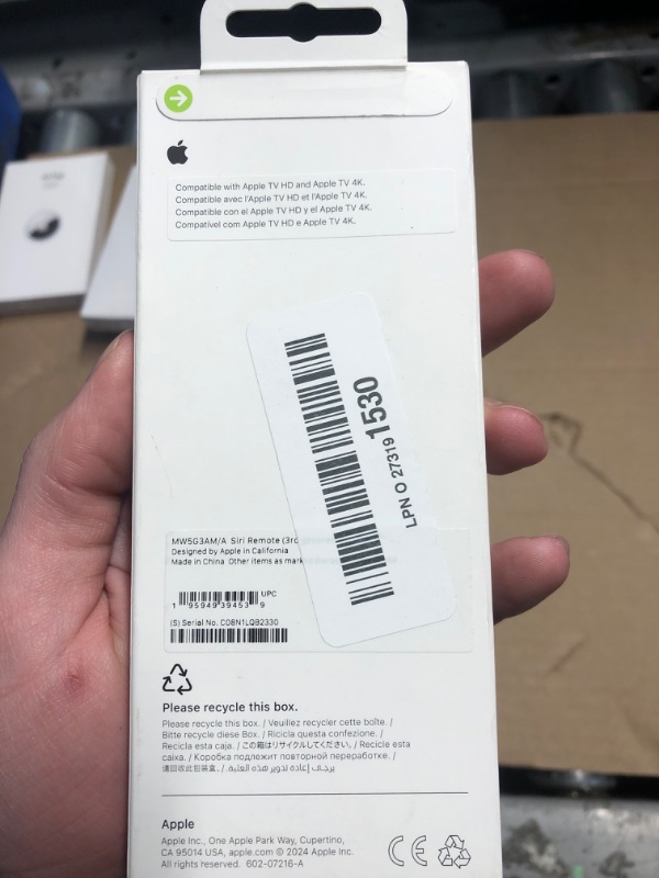 Photo 3 of ***FACTORY SEALED*** Apple TV Siri Remote (3rd Generation)