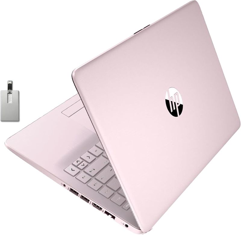 Photo 1 of ***CHECK COMMENTS, NONREFUNDABLE, PARTS ONLY*** HP 2022 Stream 14" HD BrightView Laptop, Intel Celeron N4020 Processor, 8GB RAM, 64GB SSD, Intel HD Graphics, 720p Webcam, 1 Year Office 365, Pink, Win 11
